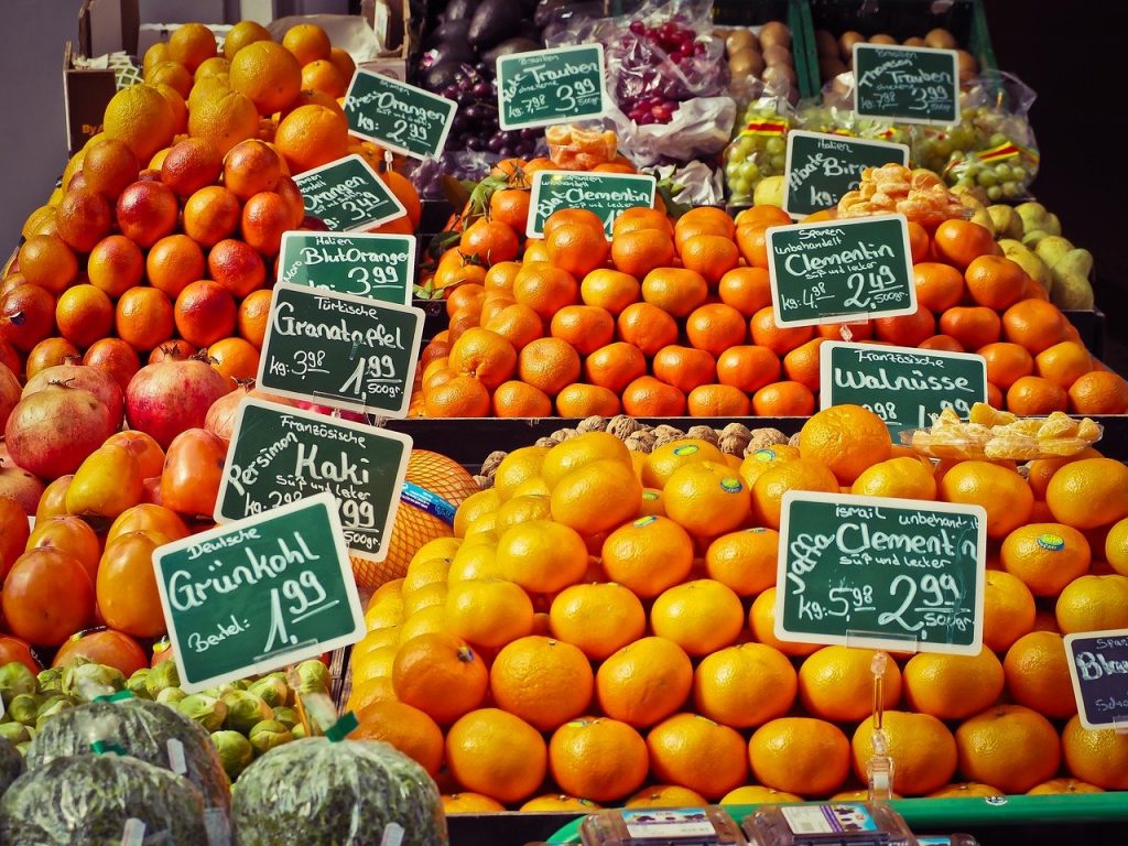 fruit, fruit stand, fruits